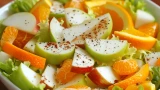طريقة عمل سلطة البرتقال والخس بالفيديو