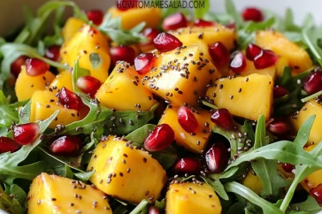 طريقة عمل سلطة المانجو والرمان