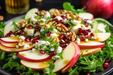 طريقة عمل سلطة التفاح والرمان