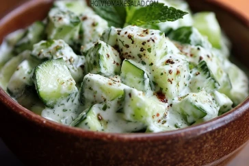 وجبة غنية بالألياف والبروتين - سلطة الزبادي بالسماق