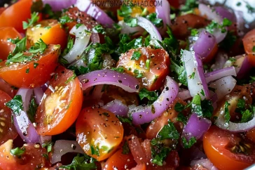 أكلة مشبعة للدايت والچيم - سلطة الخضار بالسماق