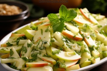 طريقة عمل سلطة التفاح الاخضر والجبن