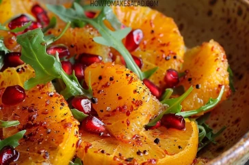 طعم مُنعش وصحي معاً - سلطة البرتقال والرمان