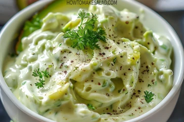 طريقة عمل سلطة الأفوكادو بالمايونيز