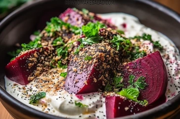 طريقة عمل سلطة البنجر مع الجبن الكريمي