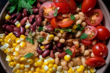 طريقة عمل سلطة الفاصوليا الحمراء