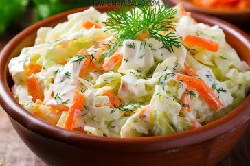 طريقة عمل سلطة الكرنب بالمايونيز