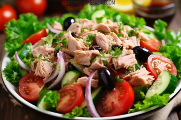 طريقة عمل سلطة التونة للدايت