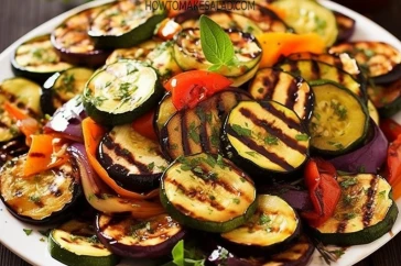 أفضل أكلة للدايت ومحبي المشويات - سلطة الخضار المشوية