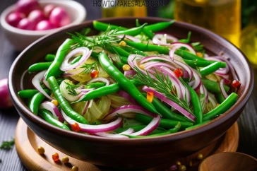 طريقة عمل سلطة الفاصوليا الخضراء للدايت