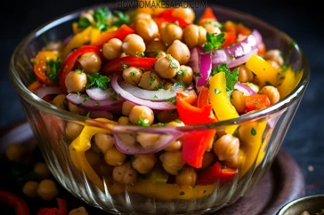 طريقة عمل سلطة الحمص