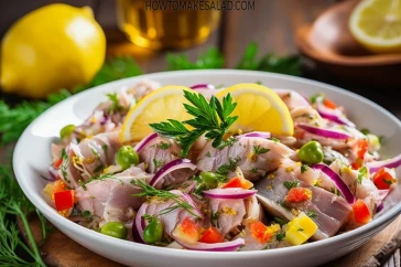 طريقة عمل سلطة الرنجة