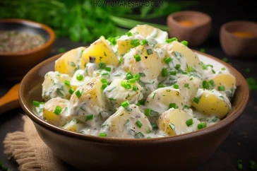 طريقة عمل سلطة البطاطس بالزبادي