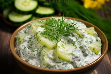 من أشهر مقبلات الأكلات الدسمة - سلطة الزبادي للكبسة