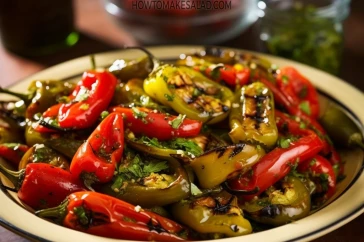 من أشهر المقبلات الصحية - سلطة الفلفل الحار