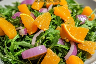 سلطة الجرجير والبرتقال – جاهزة في 3 دقائق