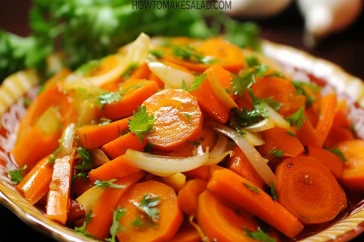 من أفيد الأكلات لصحة العين  - سلطة الجزر الحارة