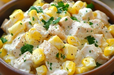 وجبة متكاملة وبطعم لذيذ - سلطة الأناناس بالدجاج والذرة