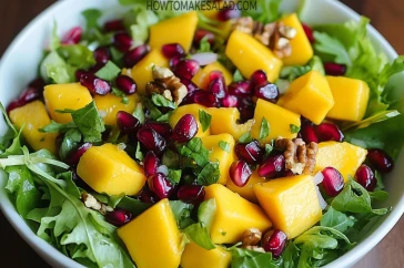 من أفضل السلطات السويت آند ساور - سلطة المانجو بالخضار