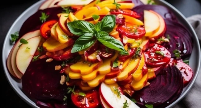 طريقة عمل سلطة التفاح والبنجر