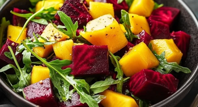 طريقة عمل سلطة المانجو والشمندر