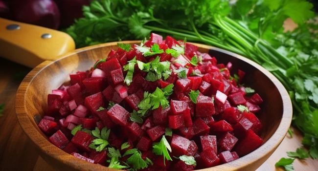 سلطة البنجر – غنية بالفيتامينات ومضادات الأكسدة