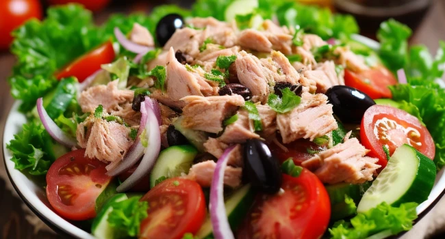 طريقة عمل سلطة التونة للدايت