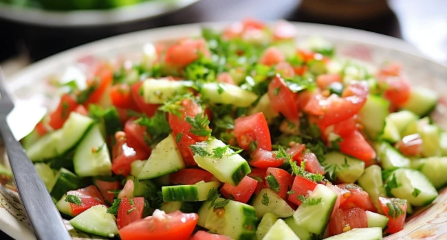 طريقة عمل سلطة الخضار بالطريقة السعودية