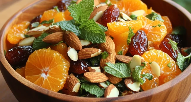 أشهى وصفة سلطة برتقال بالتمر تدعم نشاطك اليومي
