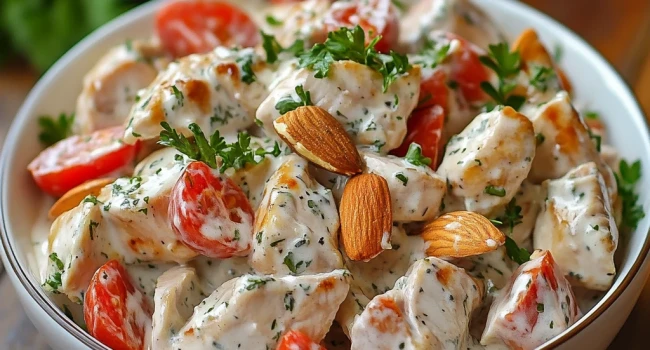 طريقة عمل سلطة الدجاج بالمايونيز