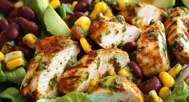 طريقة عمل سلطة الدجاج المكسيكية