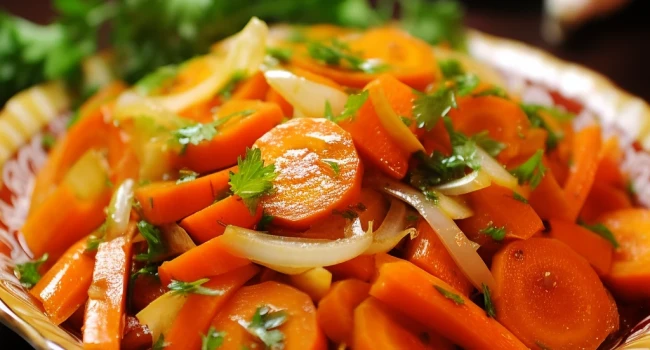 من أفيد الأكلات لصحة العين  - سلطة الجزر الحارة